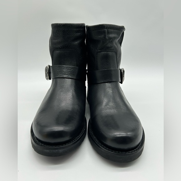 Frye Veronica Bootie Black Leather Ankle Boots Women’s Size 7 New With Box - Picture 5 of 9